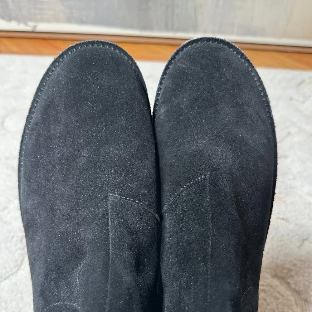 CIVIL REGIME‎  Men's Black Leather Crepe Sole Unit Chelsea Boots
